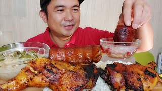 Putok Batok Pork Belly Roll Grilled Chicken Mukbang Philippines Zumiyummy
