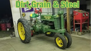 1936 John Deere A TwoCylinder Head Install And Valve Adjustment video