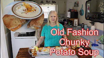 Old Fashion Chunky  Potato Soup Recipe