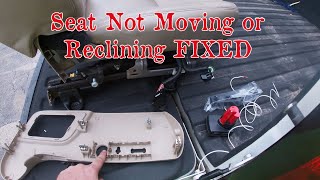 07-13 GM Truck Broken Seat. Seat Not Moving or Reclining Easy FIX!!