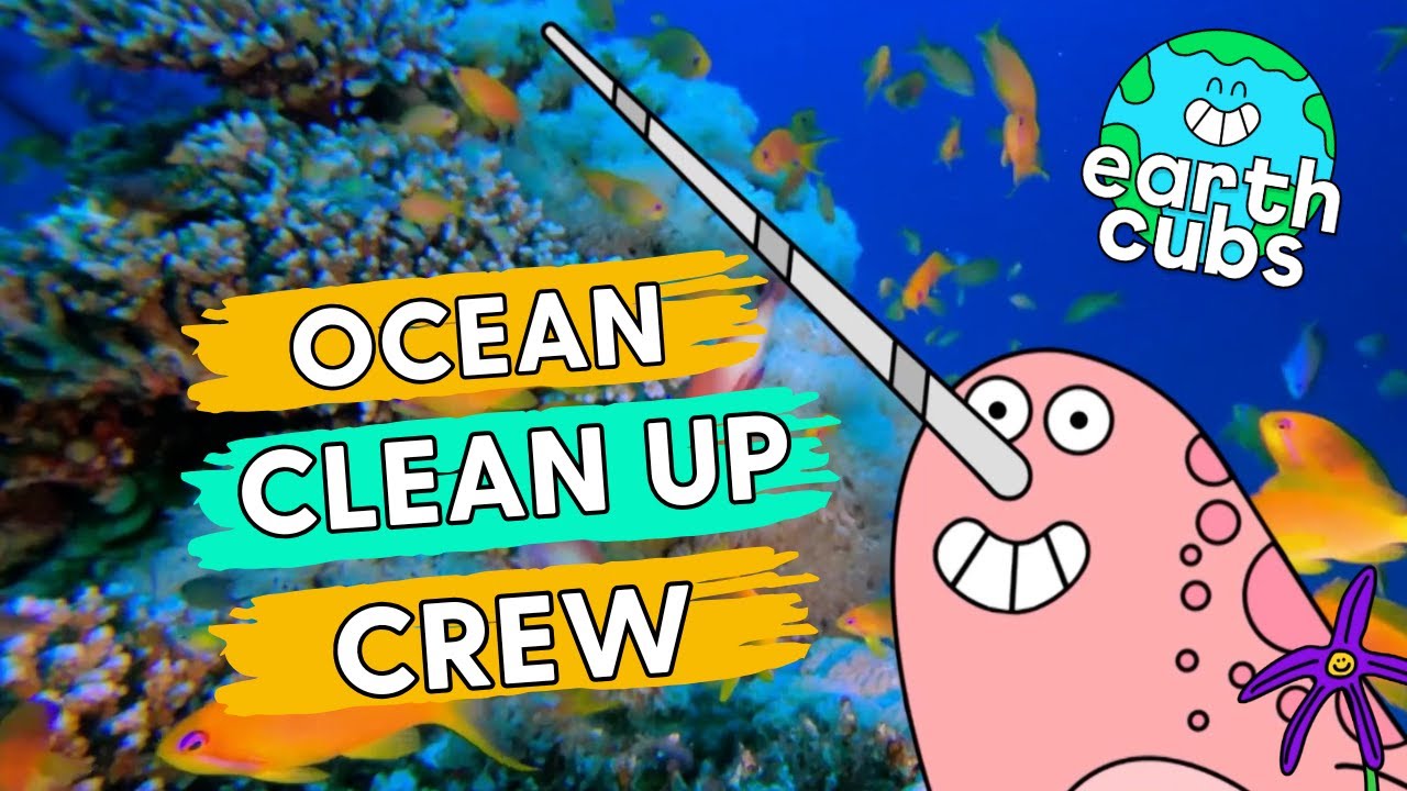 Earth Cubs! | Ocean Clean Up Crew! 💪♻️ | Cartoons for Kids
