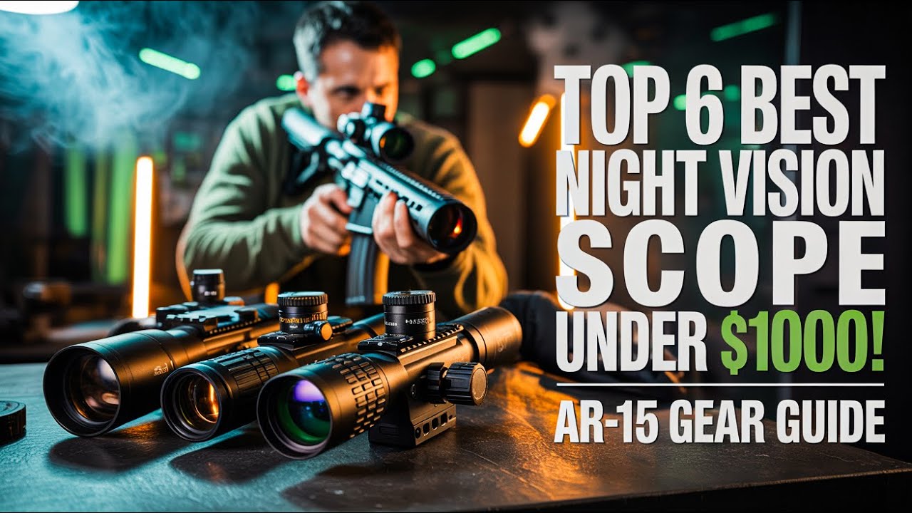 6 лучших прицелов ночного видения до 1000 долларов 2026 года! 🔥