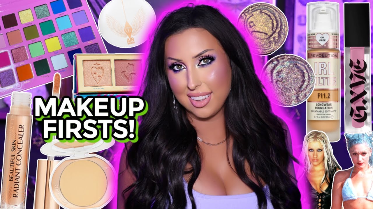 TESTING NEW MAKEUP & THE MAKEUP FIRSTS TAG! GET READY WITH ME - YouTube