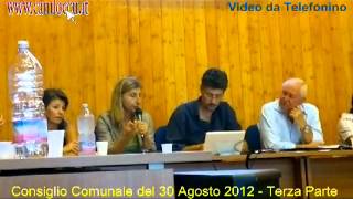 30/08/2012 - Lampedusa,Consiglio Comunale - Terza Parte