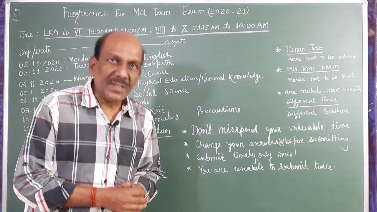 declaration-of-programme-for-mid-term-exam-2020-youtube