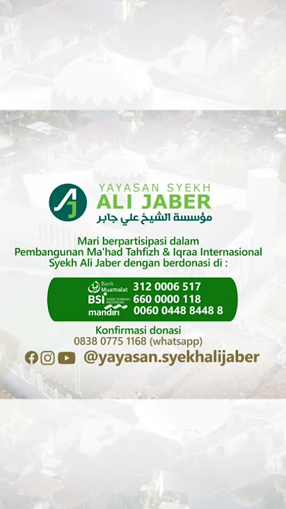 GAMBARAN RUMAH TANGGA YANG PENUH CINTA - SYEKH ALI JABER Rahimahullah