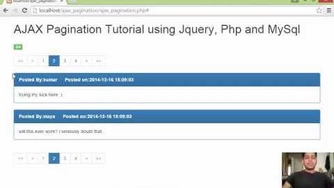 ajax pagination using jquery,php & mysql - part(1/3)