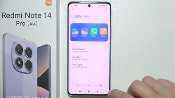 Redmi Note 14 Pro: How to Adjust Display Size