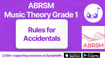 Rules for Accidentals — ABRSM Grade 1 Music Theory