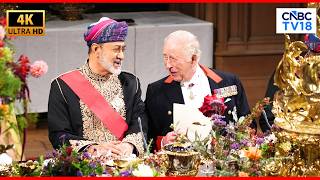Windsor Castle Banquet State Dinner: King Charles Welcomes Oman’s Sultan Amid Middle East War | N18G