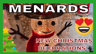 MENARD’S NEW CHRISTMAS DECORATIONS
