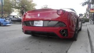 Engine sound of a ferrari california. sorry for the audio and video
quality, some reason camera didn't focus even though i thought it did.
also i...