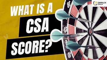 What is a DOT CSA Score In the Trucking Industry?
