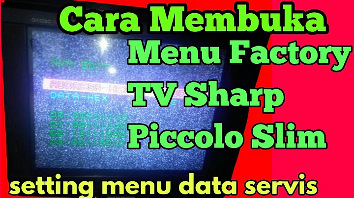Factory Setting Tv Sharp Piccolo ,Cara Membuka Dan...