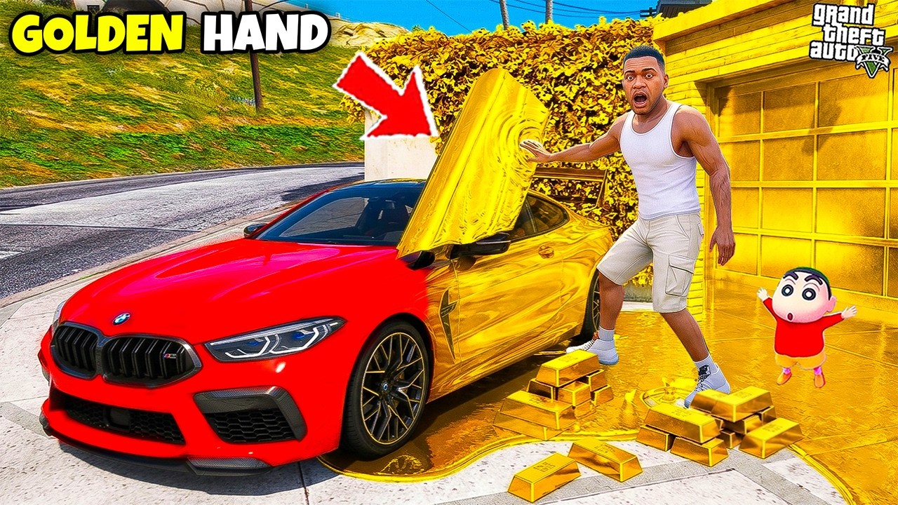 If Franklin Touches Anything, That is Turning into GOLD😱 | Shinchan & Chop