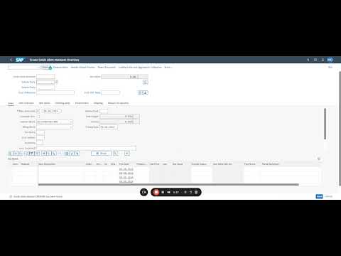 SAP Sales Order