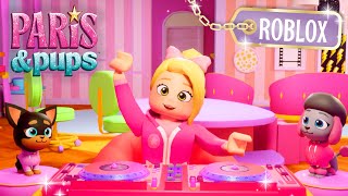 Puppy Dj Dance Party In Roblox Clip It Paris & Pups
