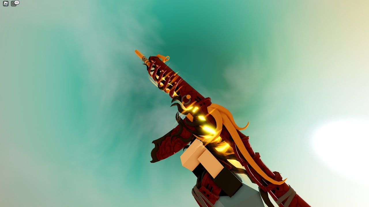 Draconic XK-416 Legendary Skin [Roblox Bad Business]