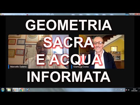 Geometria SACRA e ACQUA informata