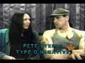 Santa Cruz, CA Public Access "HARD ROCK TV" interviews PETER STEELE - TYPE O NEGATIVE in 1997 pt.1