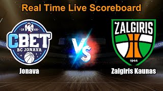Jonava vs Zalgiris Kaunas Live Score - Lithuania krepsinio lyga