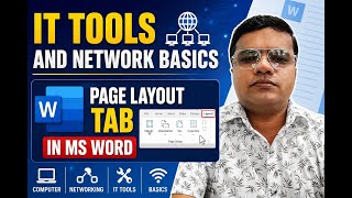 Page Layout Tab in MS Word | IT Tools and Network Basics | O Level M1-R5 Hindi