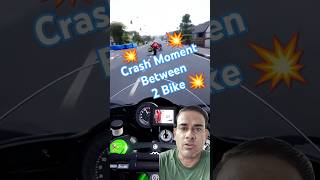 Crash💥 💥Moment During Ninja H2R vs H2R  Speed Duel at the End #shorts #racing #racinggames