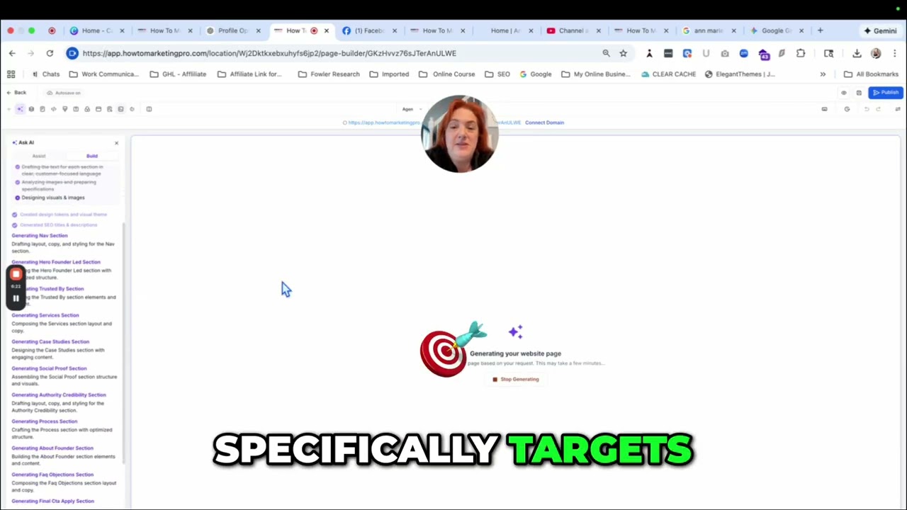 AI Creates Marketing Agency Homepage in 6 Minutes! #shorts