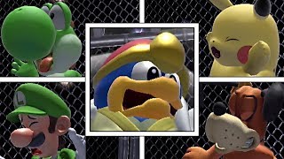 Every Characters Reaction When Smashed By King Dededes Final Smash In Super Smash Bros Ultimate