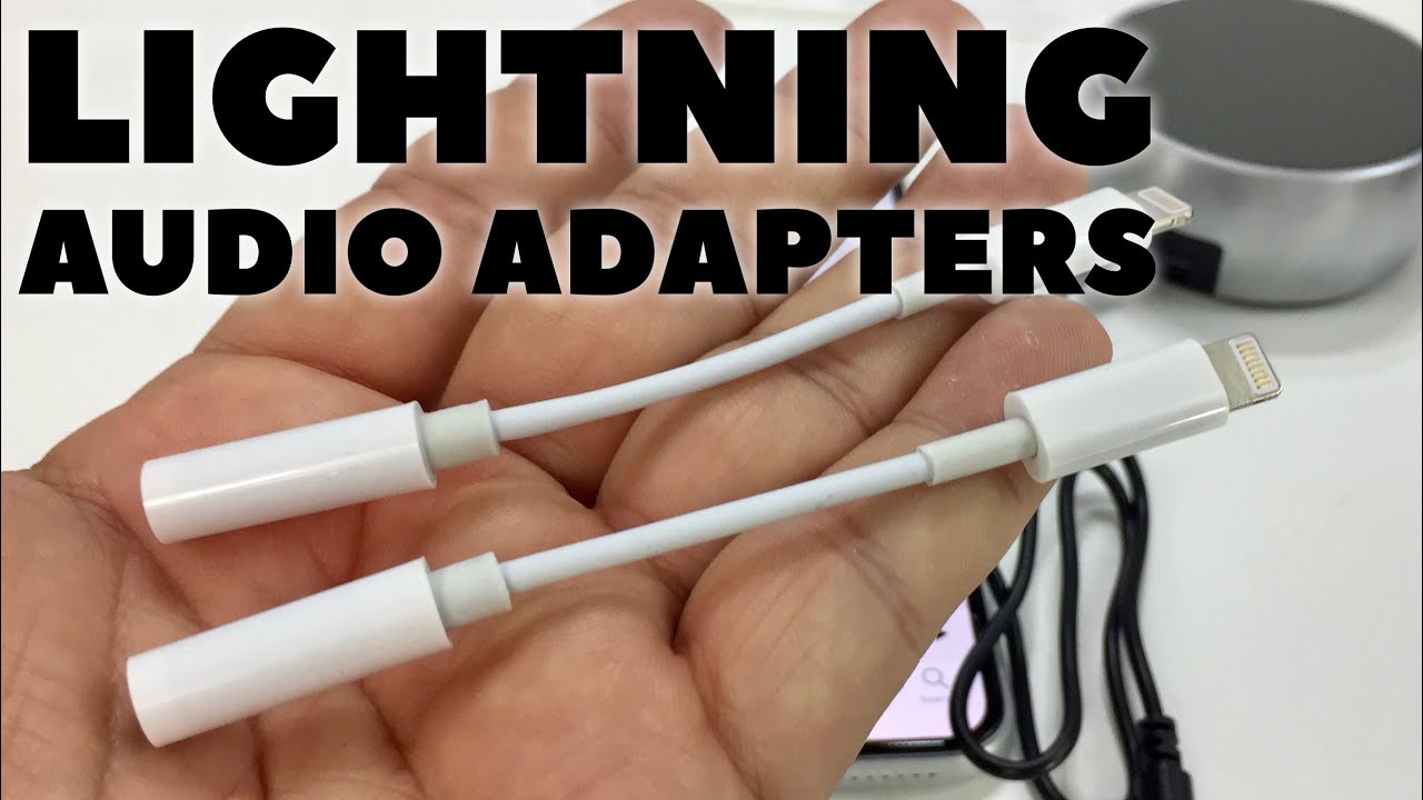 Adaptateur APPLE® Lightning vers mini-jack 3,5 mm