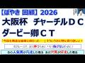 【ぼやき回顧】大阪杯&ダービー卿チャレンジトロフィー&チャーチルダウンズカップ<2026>