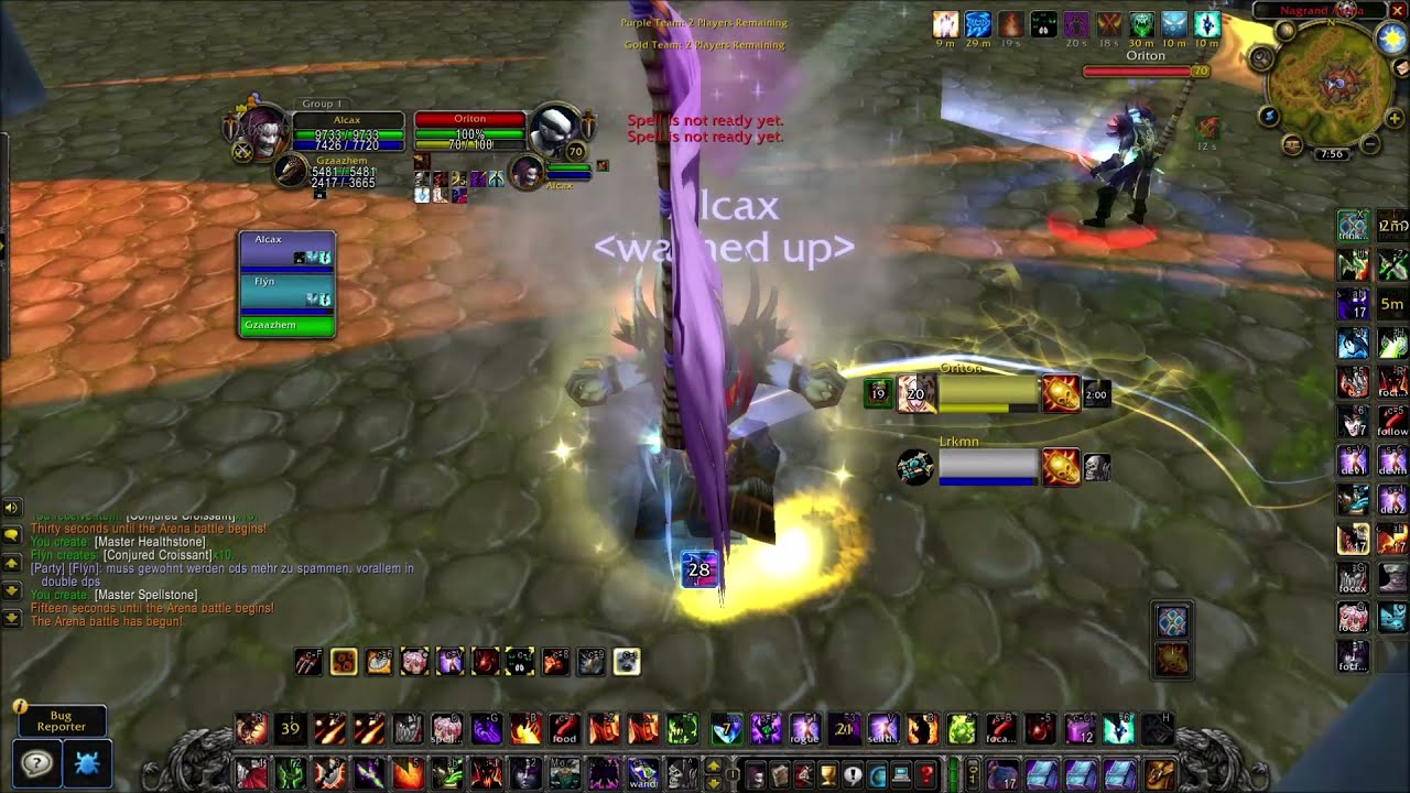 TBC Arena Unstable Affliction Warlock with Engineering