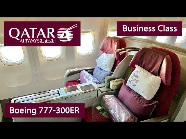 QATAR AIRWAYS Business Class Review | Boeing 777-300ER | Amsterdam