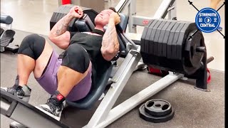 Andy Maxing Out The Haack Squat