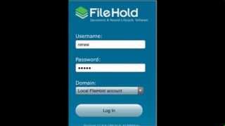 Mobile FileHold - Document Management Software on the Go! screenshot 3
