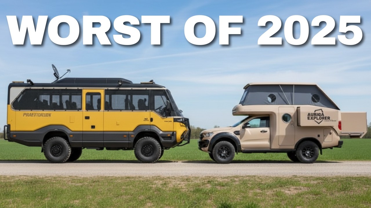 Это ХУДШИЕ и ЛУЧШИЕ автодома 2025 года… Согласны?