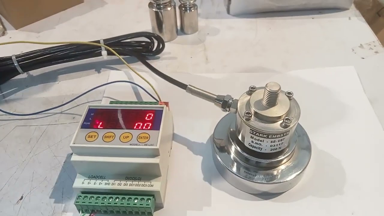 digital Signal conditioner with universal botton type load cell