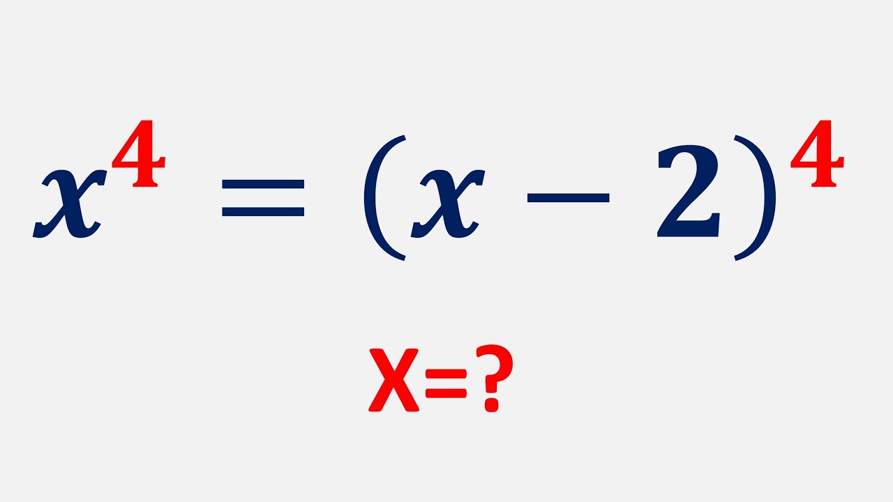 Math Olympiad📌 | A Nice Algebra Problem⚡ | How to solve this problem ...
