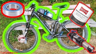 Rock Shox Monarch RT3 Knackgräusche DämpferBuchsen und Lager Fetten