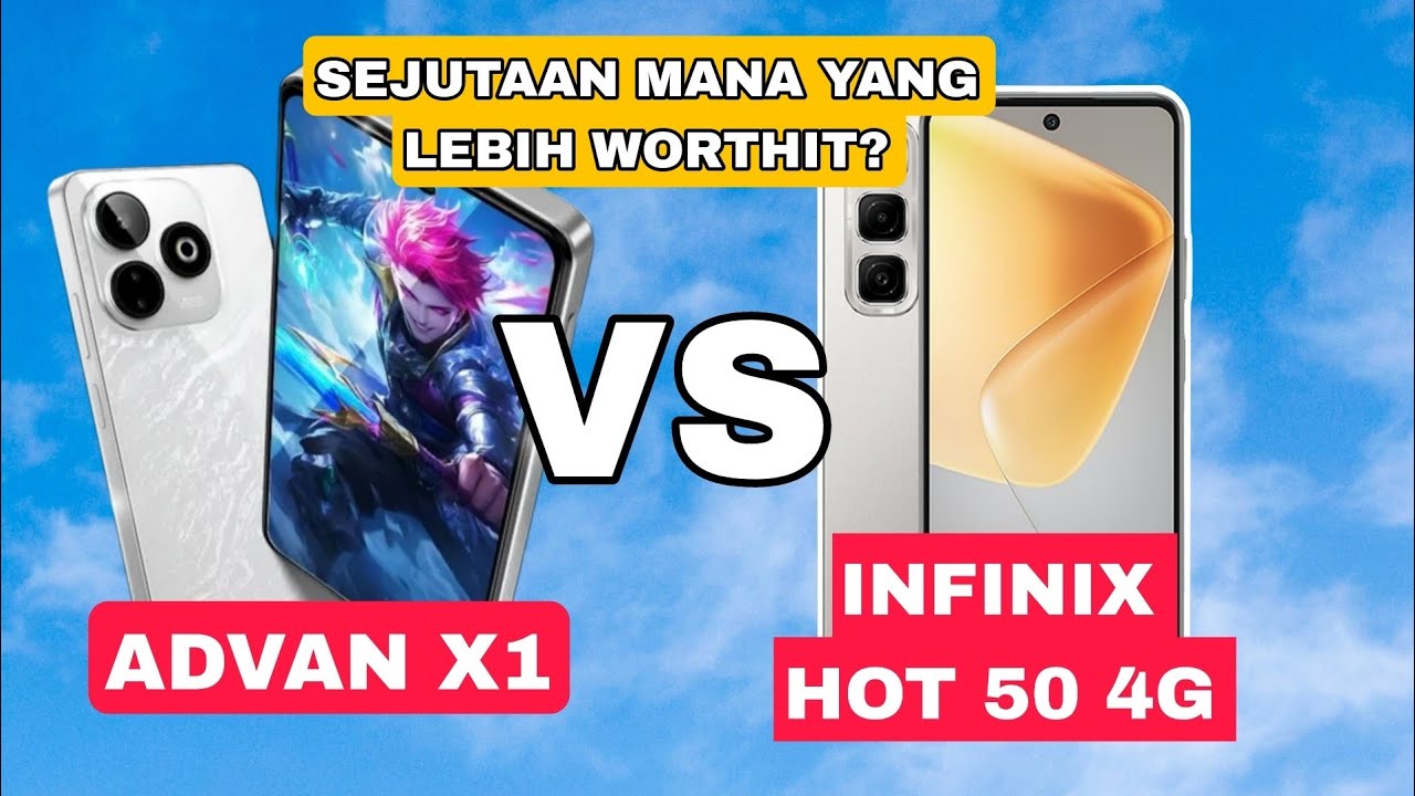 Perbedaan Advan X1 & Infinix Hot 50 4G