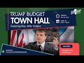 Virtual Town Hall: Trump's Disastrous Budget