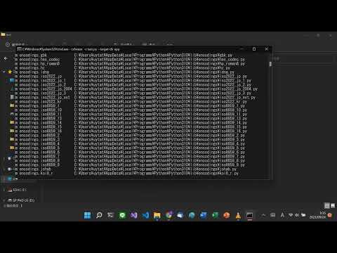 cx_Freezeを用いたPythonプログラムのexe化