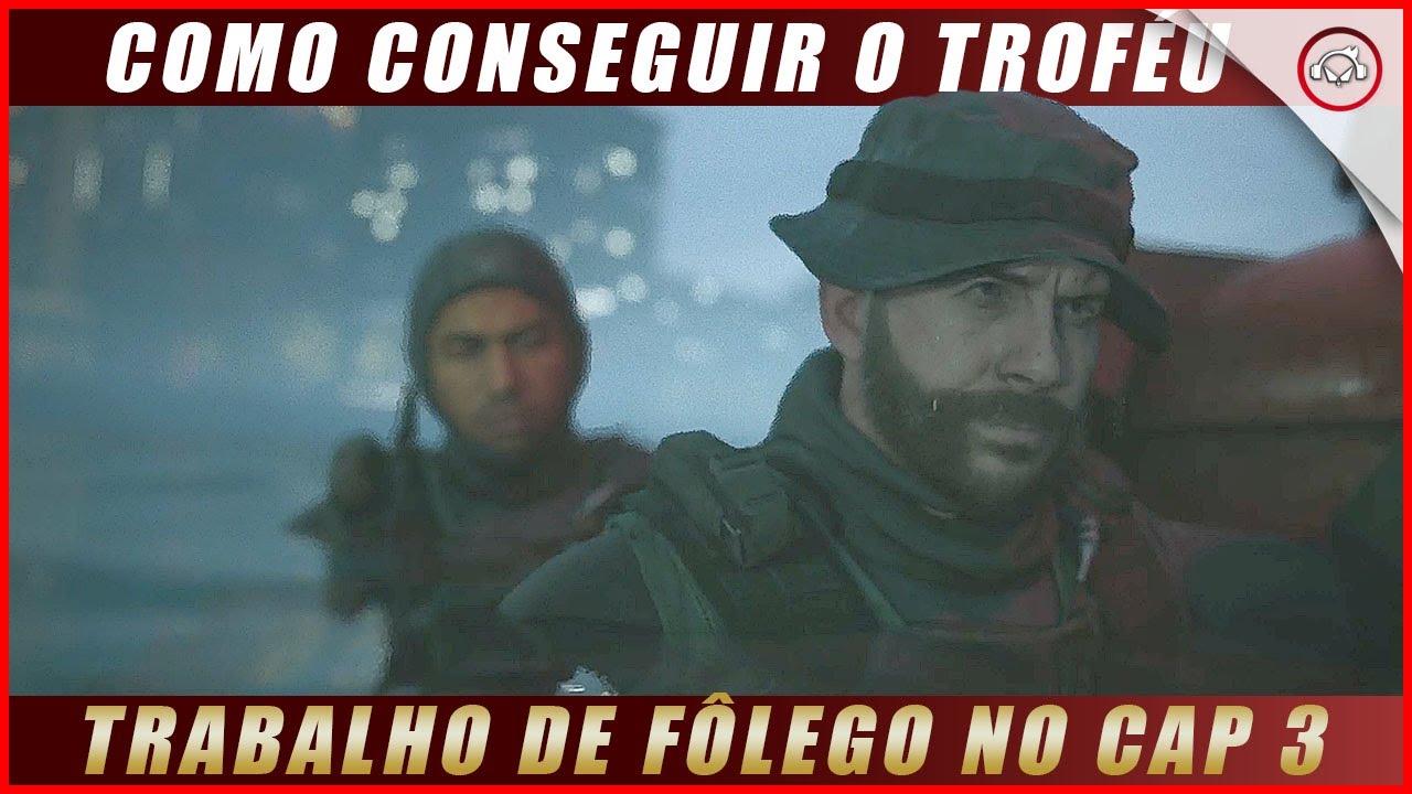 Miniatura do vídeo Call of Duty Modern Warfare 2, Como conseguir o troféu trabalho de fôlego no Cap 3 | Super dica