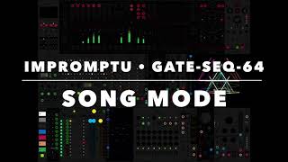 Song Mode for Impromptu Modular’s GATE-SEQ-64 in VCV Rack