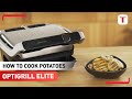 How to use the potato program | Tefal OptiGrill Elite GC750 Smart Grill