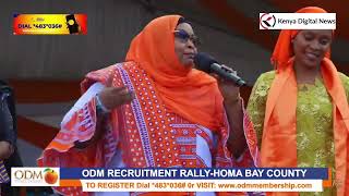 &#39;Nyege ni kunyegezana na imani ni kutiana!&#39; Mombasa Woman Rep ZamZam FUMES in Homabay!!