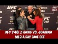 UFC 248: Zhang Weili vs. Joanna Jedrzejczyk Media Day face off