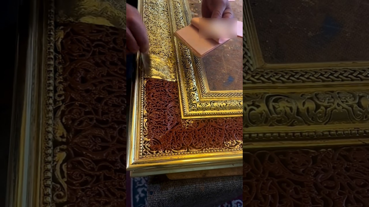 applying real gold layer 🤯 #shorts #short #trending #viralshorts #facts #reels