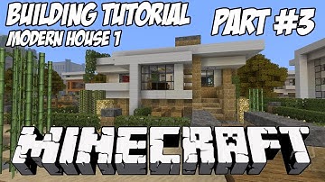 Minecraft Tutorial HD: Modern House 1 - Part 3 (Interior)