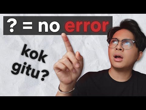 Tanda tanya PENCEGAH ERROR di Javascript